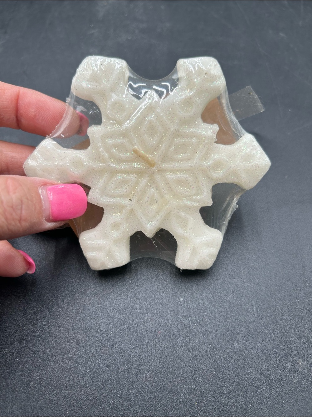 Christmas candle snowflake, Christmas decor